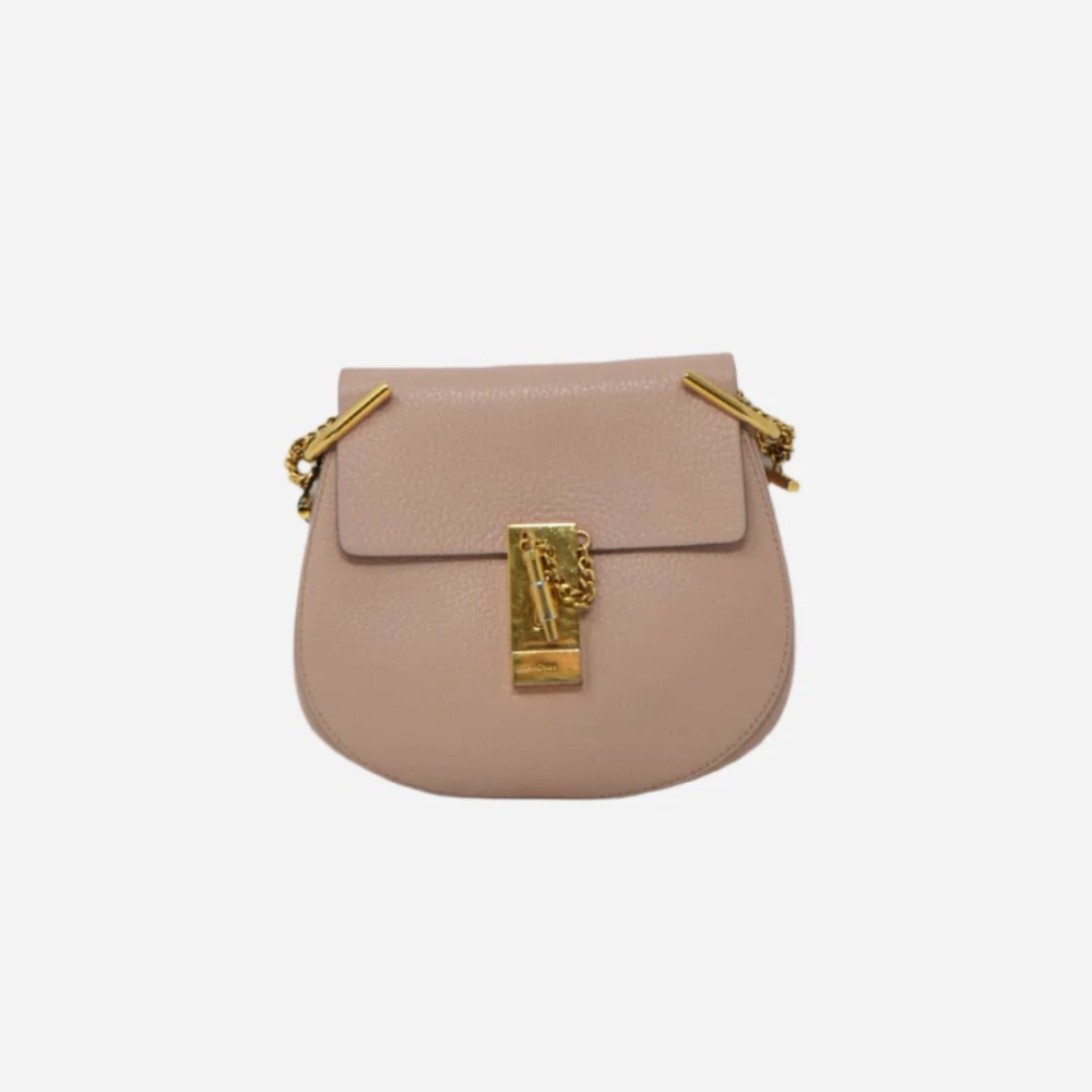 Chloe Leather Drew Crossbody Bag